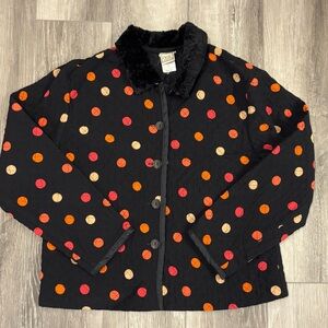 🧡Pine Cove🧡 Polka Dot Quilted Jacket